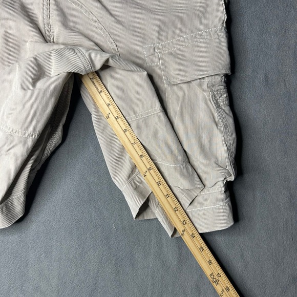 Polo Ralph Lauren Cargo Shorts Casual Outdoor Striped Beige Mens Size 36X10 - Picture 6 of 6